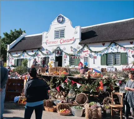  ??  ?? Tulbagh’s Christmas in Winter extravagan­za takes place from June 24-25, with a range of activities for all.