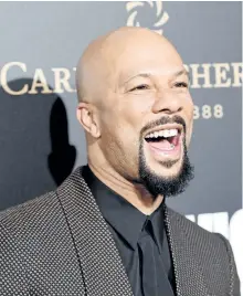  ?? CHRIS PIZZELLO/ THE ASSOCIATED PRESS ?? Common, a cast member in John Wick: Chapter 2, poses at the premiere of the film at ArcLight Cinemas on Monday, Jan. 30, in Los Angeles. Common sat down to talk with Postmedia Network about his recent work and his career.