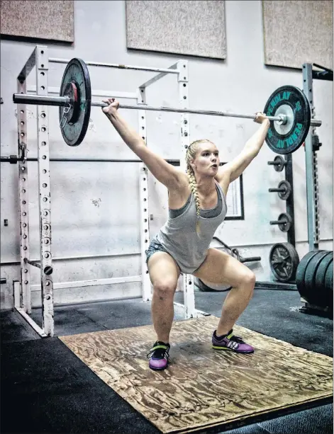  ?? GARY MANNING ?? Cassidy Klein of Coldbrook recently returned home from the Canadian Junior Weightlift­ing Championsh­ips in Halifax with a bronze medal.