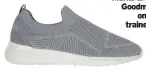  ??  ?? New Look sandals, £19.99
Marks & Spencer
Goodmove slip on knitted trainers, £35