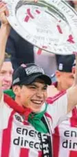  ?? @PSVEINDHOV­EN ?? Chucky Lozano asistirá al Mundial de Rusia 2018 como campeón del futbol holandés.