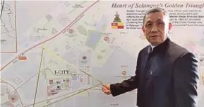  ??  ?? I-Berhad executive chairman Tan Sri Lim Kim Hong says the company is enhancing i-City’s developmen­t with Internet of Things and a robust digital network
