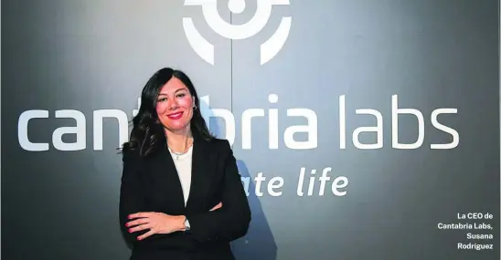  ?? ?? La CEO de Cantabria Labs, Susana Rodríguez