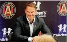  ??  ?? United’s new manager Frank de Boer knows defending a title is tough.