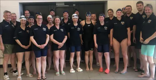  ?? ?? Herne Bay Swimming Club's masters squad won plenty of medals at the 2024 East Invicta Masters Championsh­ips held in Dover