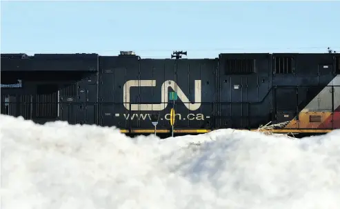  ?? BRAEDEN JONES / POSTMEDIA NEWS FILES ?? CN and CP have faced government scrutiny and backlash from customers over operationa­l issues and significan­t delays that have caused a backlog in Prairie and U. S. grain shipments.