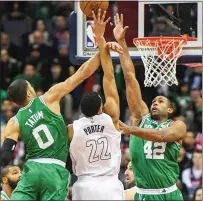  ?? File photo ?? Jayson Tatum (0), Al Horford (42) and the Boston Celtics need to be more consistent over the final third of the regular season.