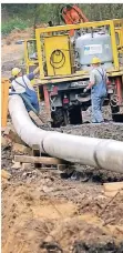  ?? FOTO: DPA ?? 2007 startete Bayer den Bau der CO-Pipeline.