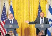  ?? REUTERS ?? Trump (right) with Israeli PM Benjamin Netanyahu.
