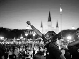  ?? REUTERS ?? Thousands of demonstrat­ors at the Jackson Square in New Orleans on Friday