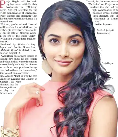  ??  ?? Pooja Hegde.