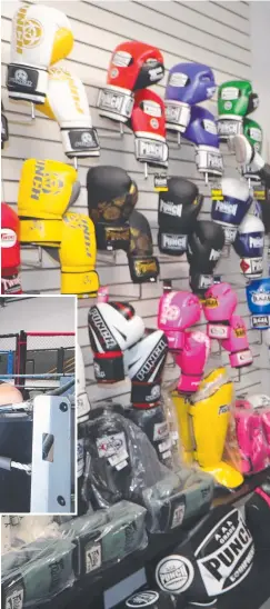  ??  ?? Danijel Baresic bought the Fight World store on Southport-Nerang