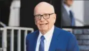  ?? REUTERS ?? 21st Century Fox Inc. CEO Rupert Murdoch. Disney is interested in acquiring Sky News regardless of whether its larger $52.4 billion takeover of most of Fox goes through