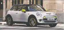  ?? MINI ?? The all-electric 2020 Mini Cooper SE is designed to make city driving emissions-free, with 181 horsepower and a range of about 295 km.