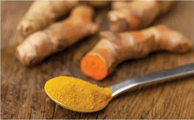  ?? (Dreamstime/tns) ?? Turmeric, which is a plant related to ginger, is grown in many Asian countries, as well as other tropical areas.