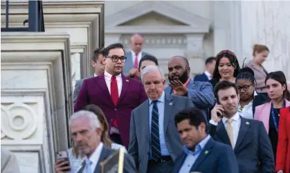  ?? George Santos at the US Capitol in Washington DC on 17 May 2023. Photograph: J Scott Applewhite/AP ??