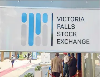  ?? ?? Victoria Falls Stock Exchange