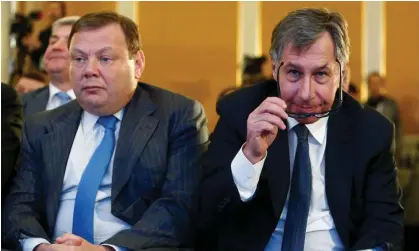  ?? Photograph: Reuters/Alamy ?? LetterOne’s owners include oligarchs Mikhail Fridman (left) and Petr Aven.