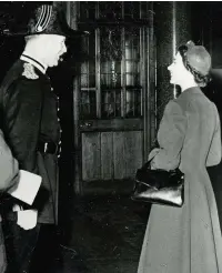  ??  ?? The Queen in Rochdale town hall during her 1954 tour of Lancashire