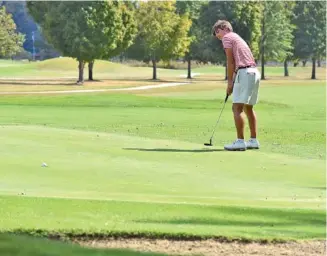  ?? STAFF FILE PHOTO BY PATRICK MACCOON ?? Baylor School golfer Sheldon McKnight is one of the top high school golfers in the state heading into his junior year.