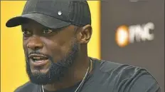  ?? Peter Diana/Post-Gazette ?? Mike Tomlin meets with the media Tuesday.