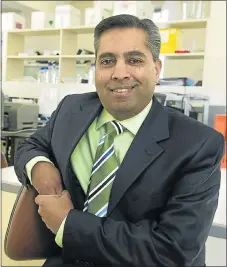  ?? Picture: TREVOR SAMSON ?? IDEALIST: University of Cape Town head of pulmonolog­y Keertan Dheda admits scientists lack sufficient knowledge.