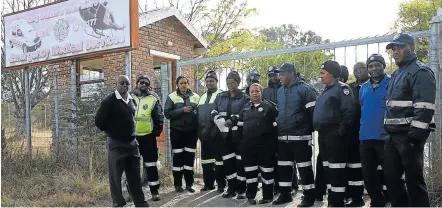  ?? Picture: SIYA TSEWU ?? NOT FAIR: Several ambulance bases have been closed in the province as a result of an Emergency Medical Services strike. King William’s Town staff were locked out