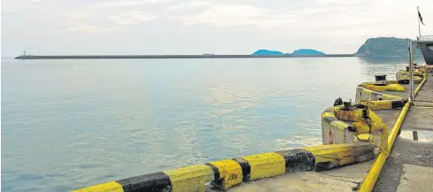  ??  ?? A wharf at Sattahip commercial port where numerous projects will be built. The Royal Thai Navy plans to invest heavily to aid the Eastern Economic Corridor.