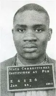  ??  ?? Joe Ligon is pictured in 1963, 10 years into his
prison sentence.