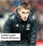  ??  ?? United coach Kieran McKenna