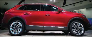  ?? BLOOMBERG ?? The 2016 Lincoln MKX Premium, a luxury rambler if ever there was one.