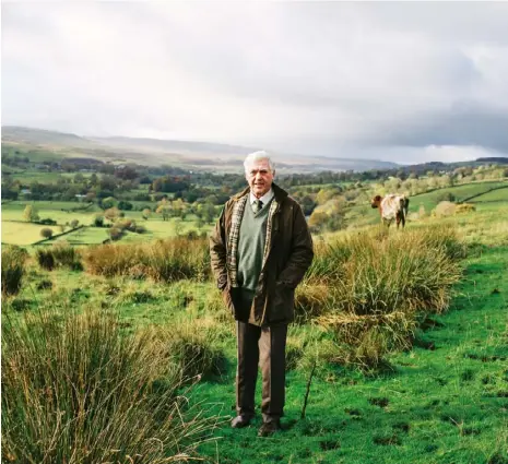  ?? Photograph by Christophe­r Nunn ?? Neville Turner in the Yorkshire Dales, where he had his veterinary practice.