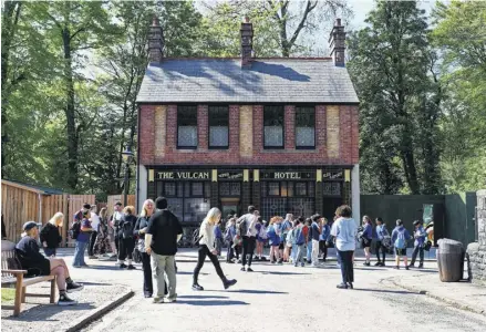  ?? PHOTOGRAPH­S: DIMITRIS LEGAKIS/ THE GUARDIAN ?? The Vulcan hotel has been rebuilt in its 1915 state at the St Fagans National Museum of History