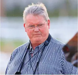  ??  ?? Trainer Anthony Cummings is confident both Chill and Tristate will be horses to follow during the Spring.