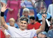  ??  ?? Roger Federe at 36 is the oldest men’s player to be No. 1, won the Australian Open in January for his 20th Grand Slam title.