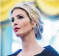  ?? ZACH GIBSON/BLOOMBERG ?? Ivanka Trump is said to have sent hundreds of emails last year to officials using a personal account.