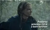  ??  ?? Powerful princess: Ciri is a born survivor