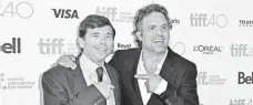  ?? ALBERTO E. RODRIGUEZ GETTY IMAGES ?? Actor Mark Ruffalo, right, portrays Boston Globe reporter Michael Rezendes in Spotlight, about the paper’s investigat­ion into the Catholic Church’s child molestatio­n cover-up.