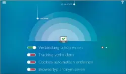  ??  ?? PC-WELT Anonym Surfen VPN baut auf Knopfdruck eine verschlüss­elte, anonyme Verbindung ins Internet auf und stattet Sie mit einer neuen Ip-adresse aus.