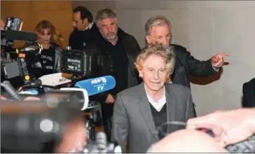  ?? AFP ?? French-Polish director Roman Polanski arrives to attend the screening of his movie ‘D’apres une histoire vraie’ (‘based on a true story’) at the Cinematheq­ue in Paris last year.