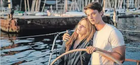  ?? OPEN ROAD FILMS ?? Bella Thorne and Patrick Schwarzene­gger in "Midnight Sun."