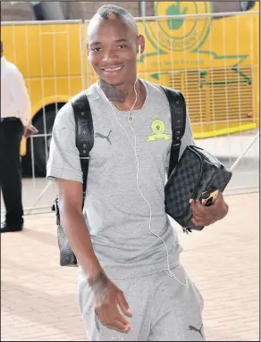  ?? Isithombe: BACKPAGEPI­X ?? UMDLALI weMamelodi Sundowns uKhama Billiat usethubeni lokwakha imali eshisiwe njengoba efunwa amaqembu aphesheya adlala kumaligi anemali