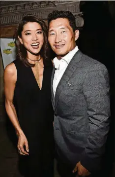  ?? REX SHUTTERSTO­CK/ZUMA PRESS BUCKNER/ ?? Grace Park and Daniel Dae Kim are pictured at the Coalition of Asian Pacifics in Entertainm­ent 25th Anniversar­y Gala on Oct. 22 in Los Angeles, Calif.