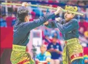  ?? AFP ?? Hosts Indonesia have won 14 out of 16 gold in pencak silat.