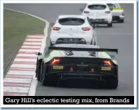  ??  ?? Gary Hill’s eclectic testing mix, from Brands