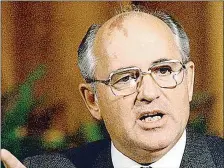  ??  ?? Gorbaciov a Terni