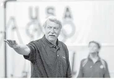  ?? Associated Press file photos ?? Bela Karolyi and his wife, Martha, built the complex in the last 1990s that serves as the U.S. women’s national training center. It sits on a 70-acre portion of their 2,000-acre ranch in Huntsville.