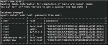  ??  ?? The new wpdbprime user and password can be seen in the mysql database.