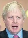  ??  ?? Boris Johnson: courting controvers­y.