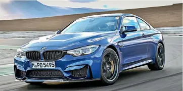  ??  ?? BMW M4 CS.